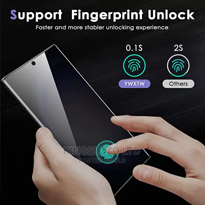 Galaxy S23 Ultra Privacy Screen Protector, Support Fingerpr