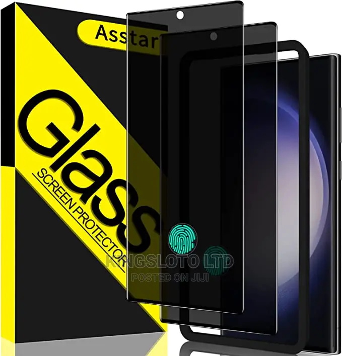 Galaxy S23 Ultra Privacy Screen Protector, Support Fingerpr