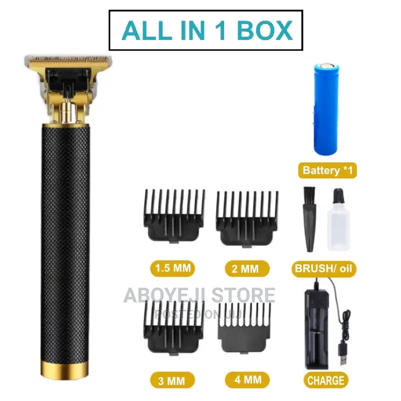 T9 USB Electric Hair Clipper Rechargeable Metal Hair