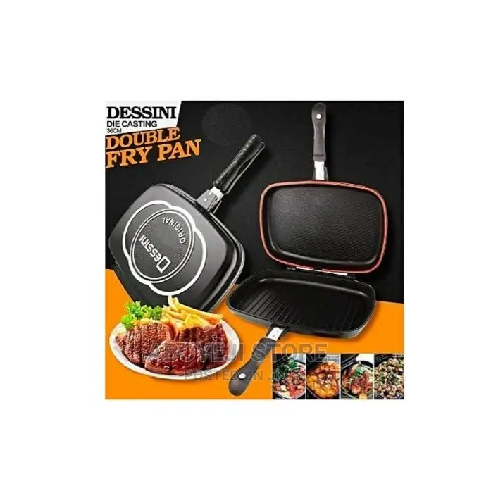 36cm Dessini Double Sided Non-Stick Grill Pan