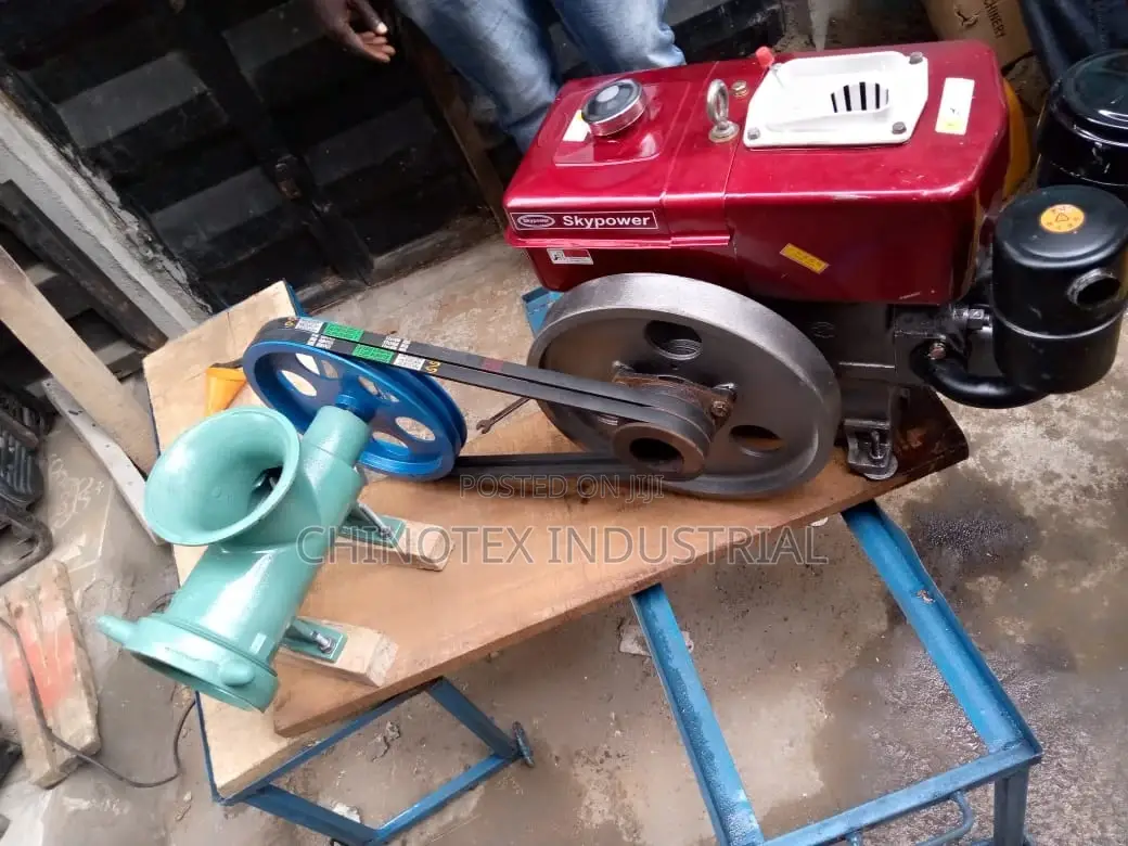 Pelletizer With Diesel Engine