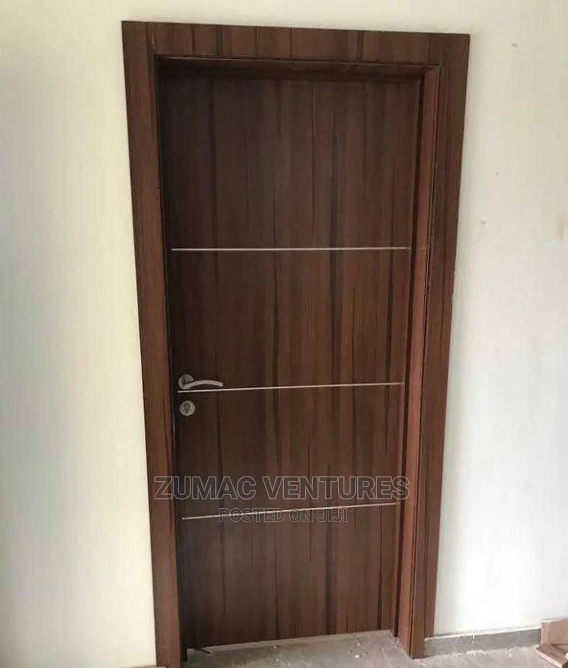 Brown HDF Wooden Door