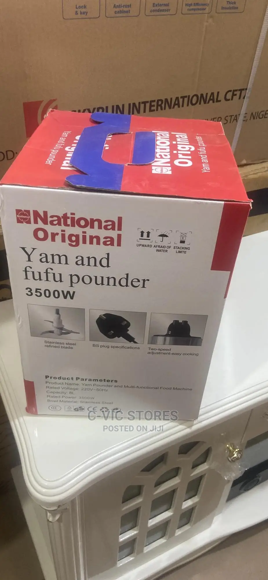 Multipurpose Yam and Fufu Pounder