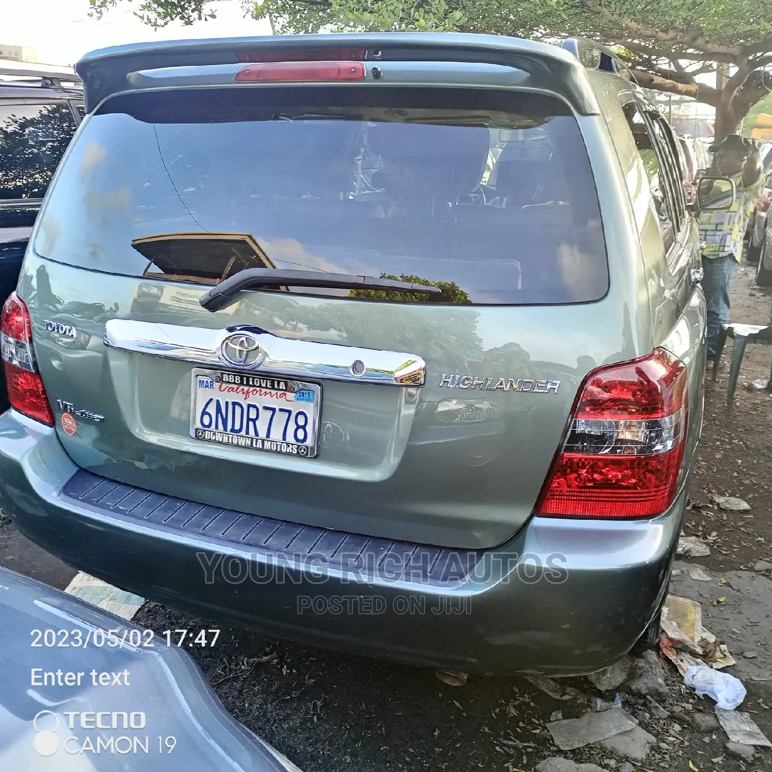 Toyota Highlander 2007 Blue