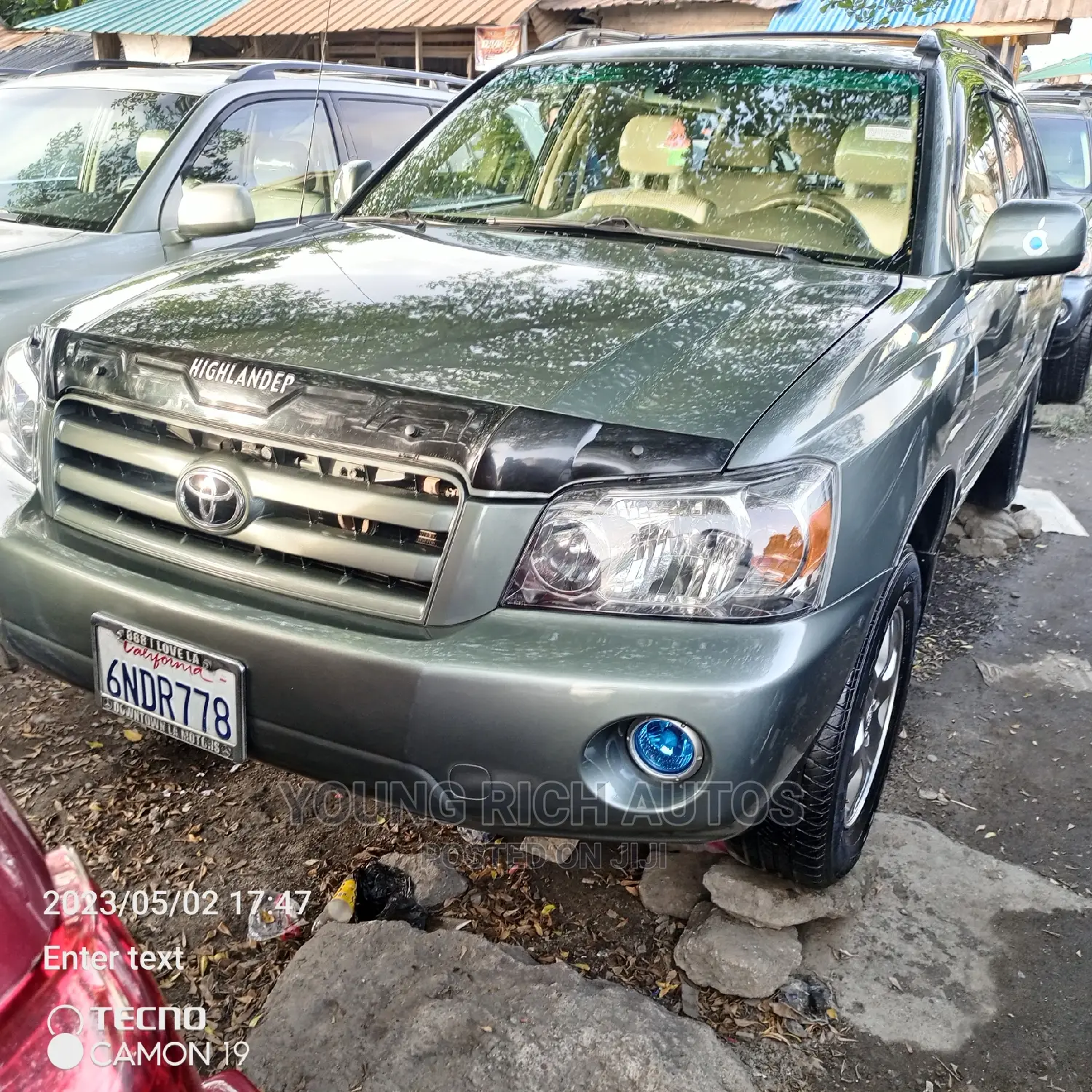 Toyota Highlander 2007 Blue