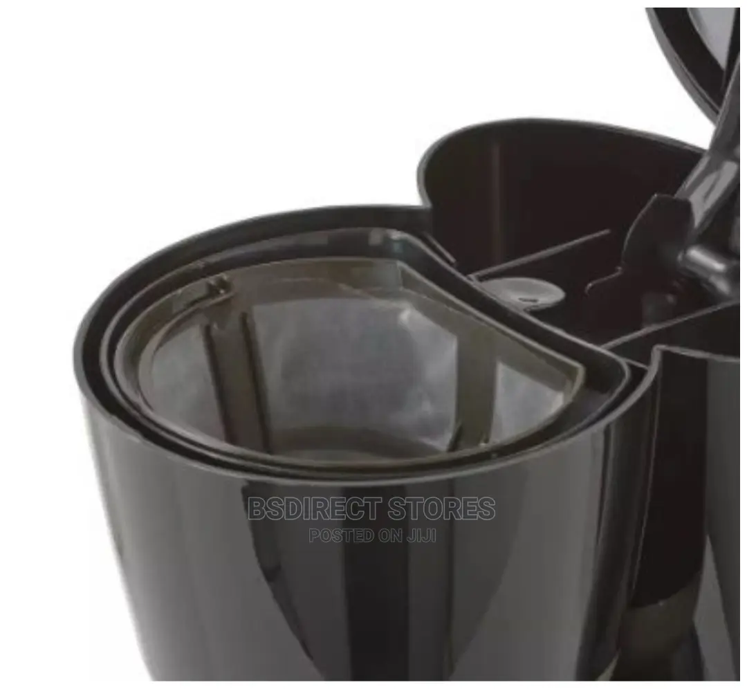 Cookworks Black Filter Coffee Maker 10 Cups Capacity 1.25L