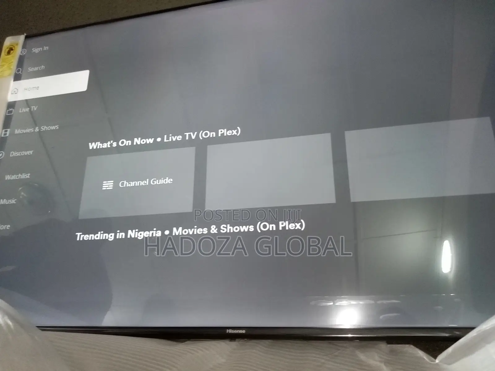 Hisense A6 UDH With Netflix, Youtube, Amazon Video Etc.