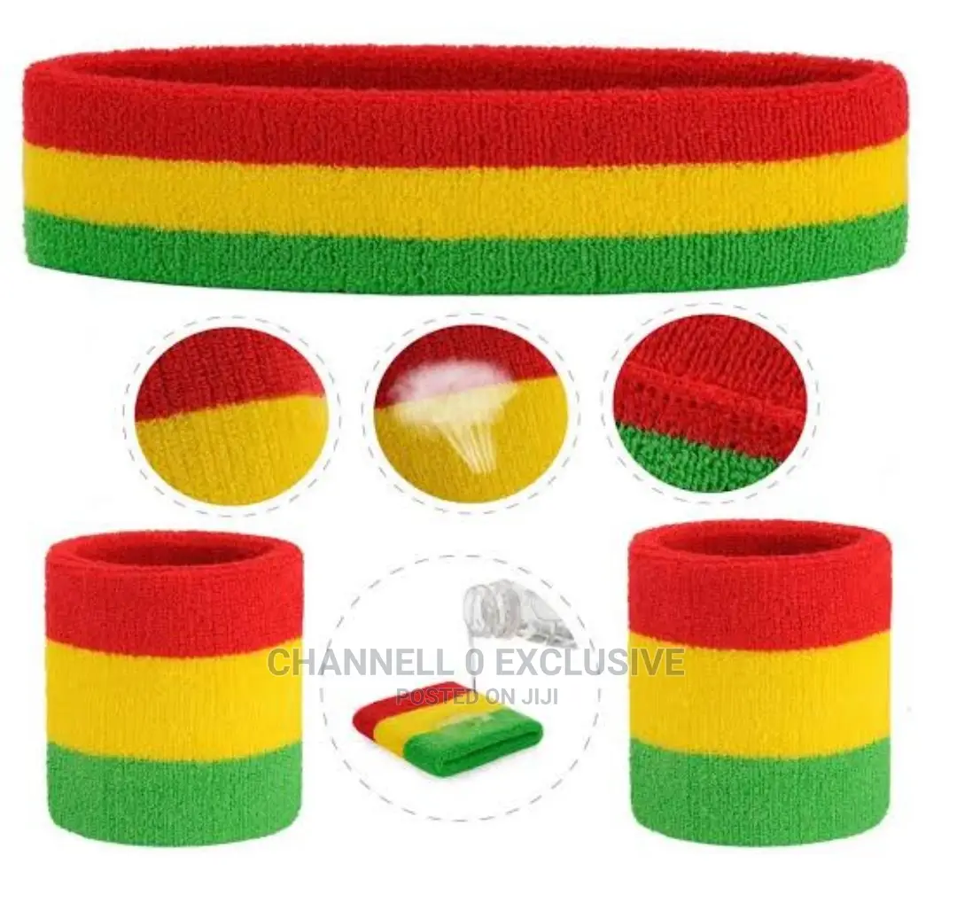 Premium Jamaican Head and Wristband