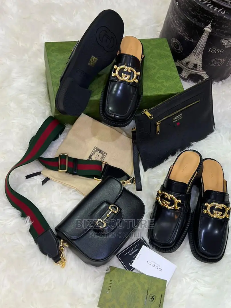 Original GUCCI Half Shoes Available in Store