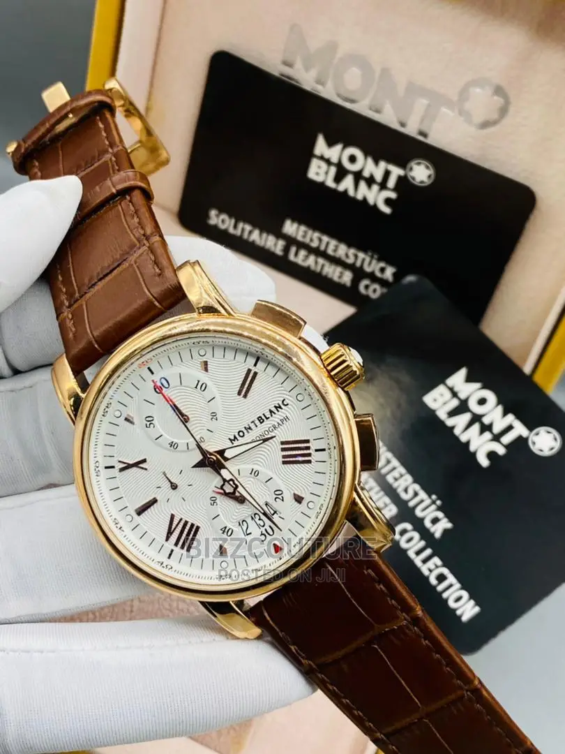 Original Montblanc Leather Strap WSTCH Available in Store
