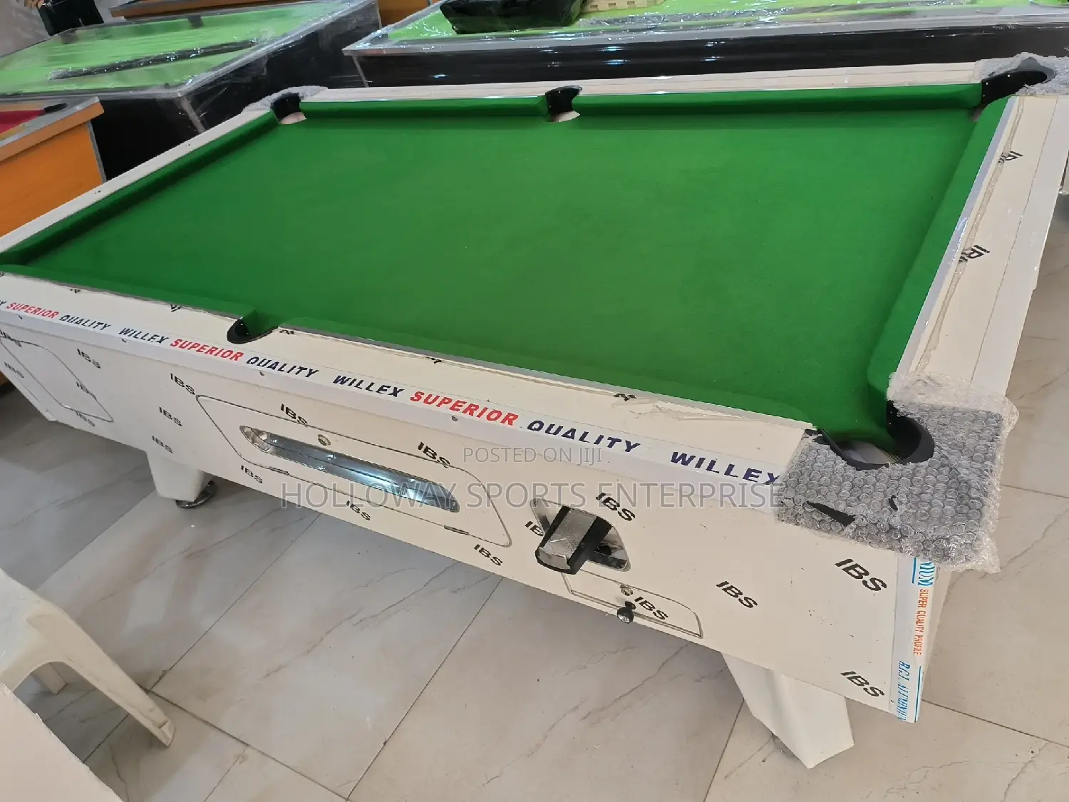 Green 7FT Snooker Board(Marble And Coin)