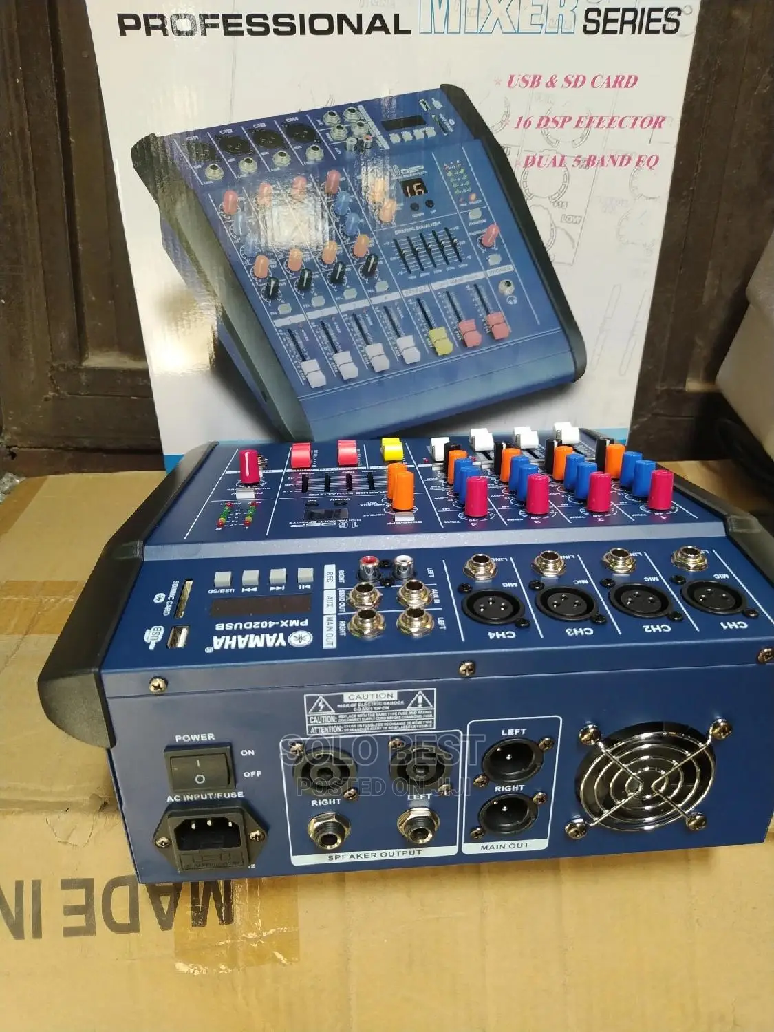 4 Channel Yamaha Powered Mixer