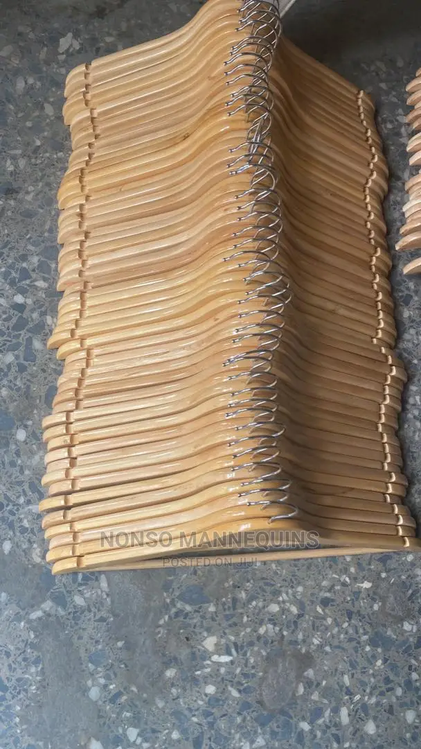 Sets of Brand New Wooden Clothes Hangers