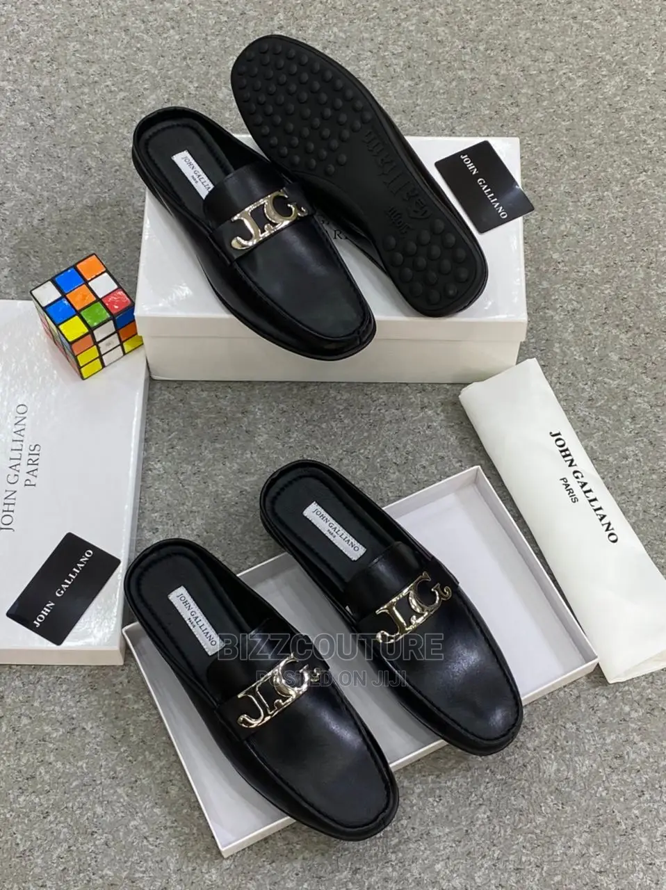 Original JOHN GALLIANO Half Shoes Available in Store