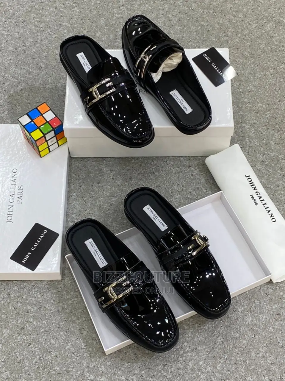 Original JOHN GALLIANO Half Shoes Available in Store