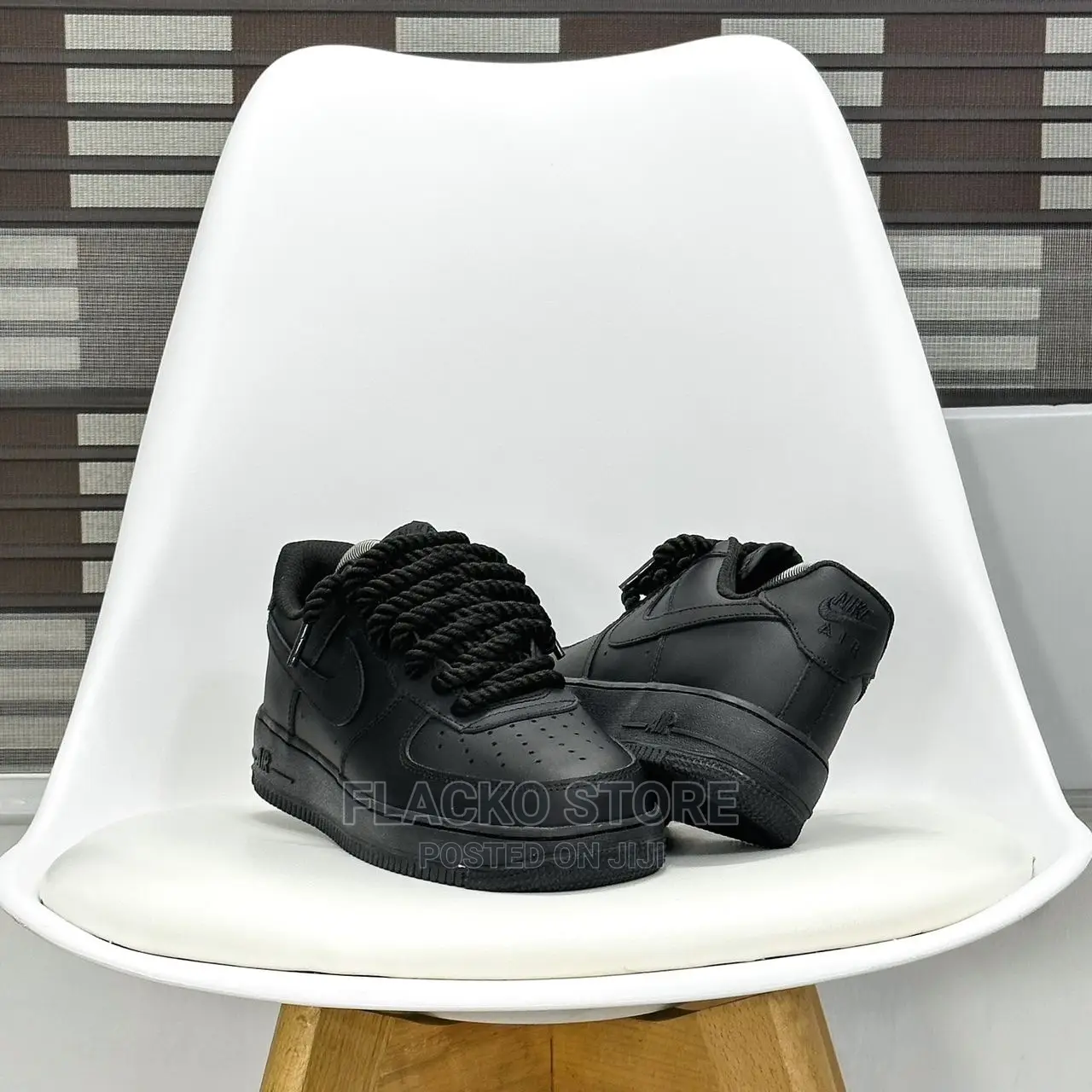 Original Nike Air Force 1 Custom Chunky Lace Sneakers