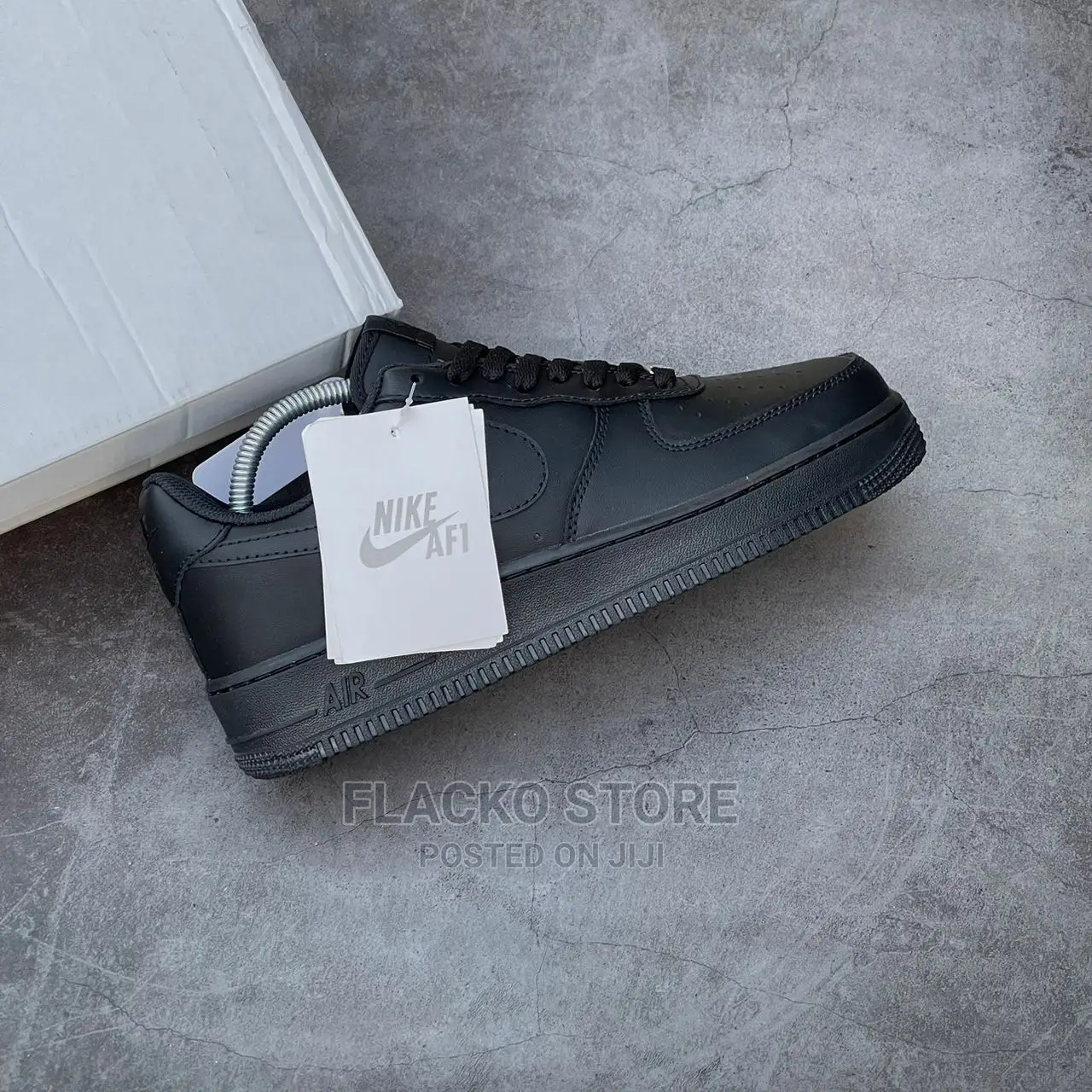 Original Nike Air Force 1 Low White Black Sneakers
