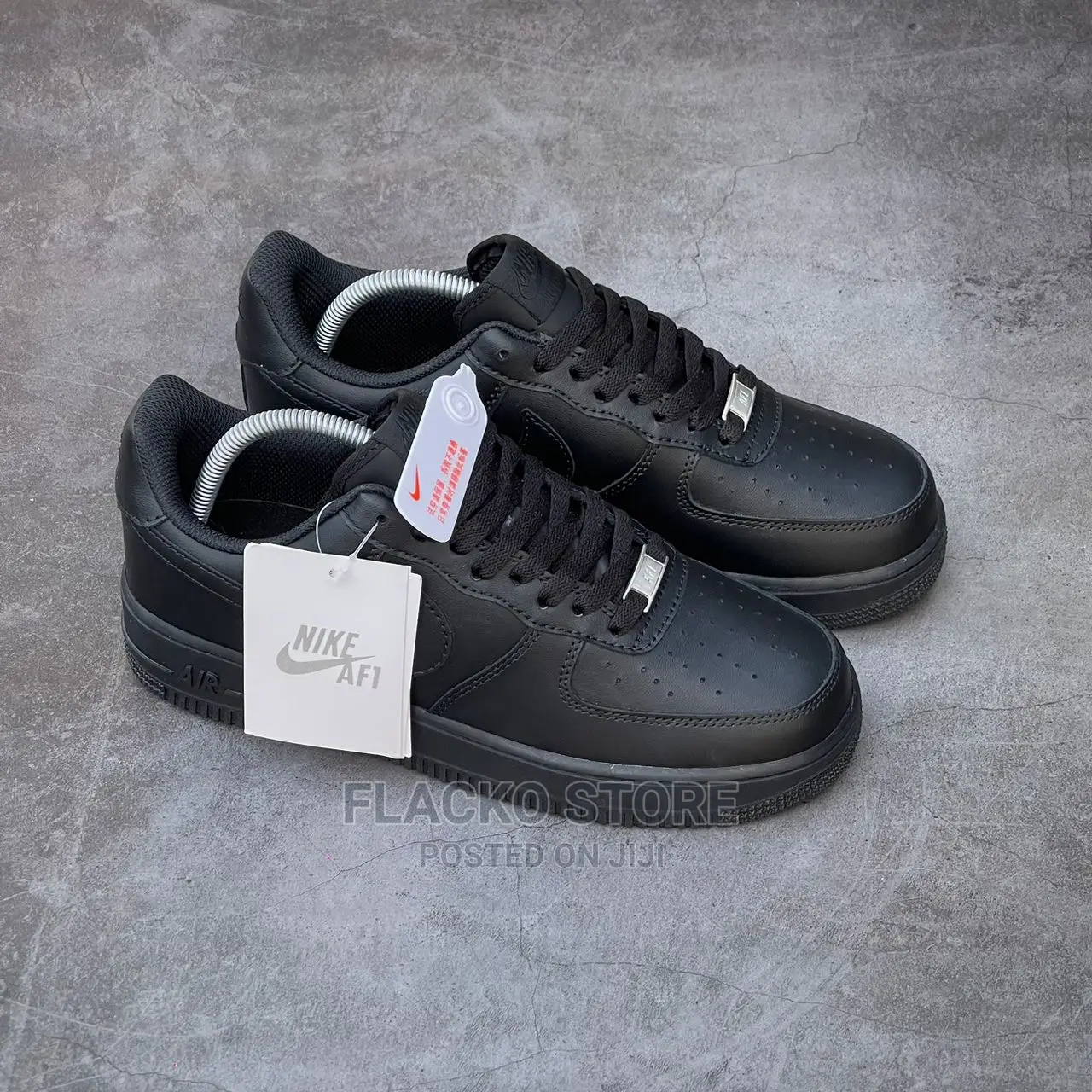 Original Nike Air Force 1 Low White Black Sneakers
