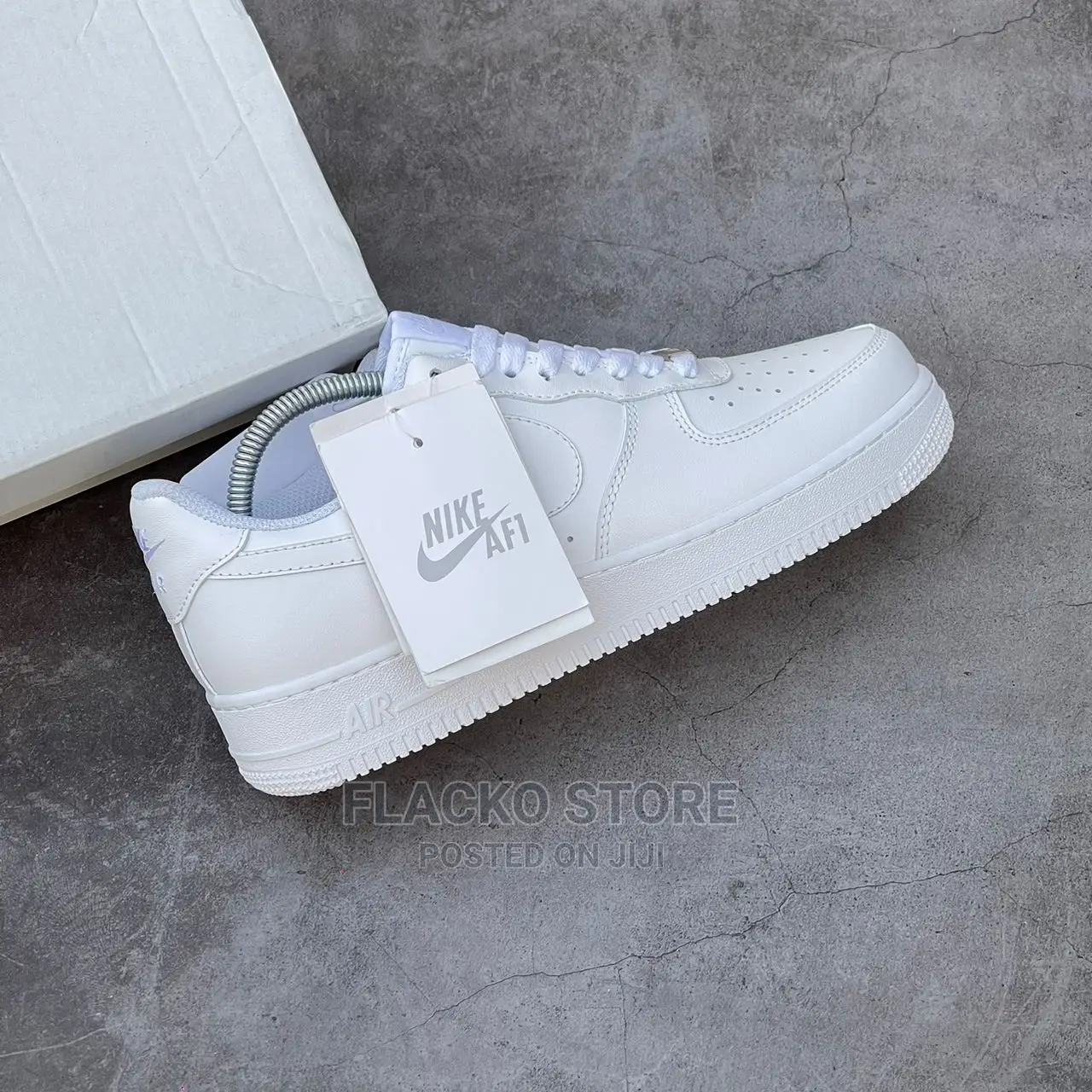 Original Nike Air Force 1 Low White Black Sneakers