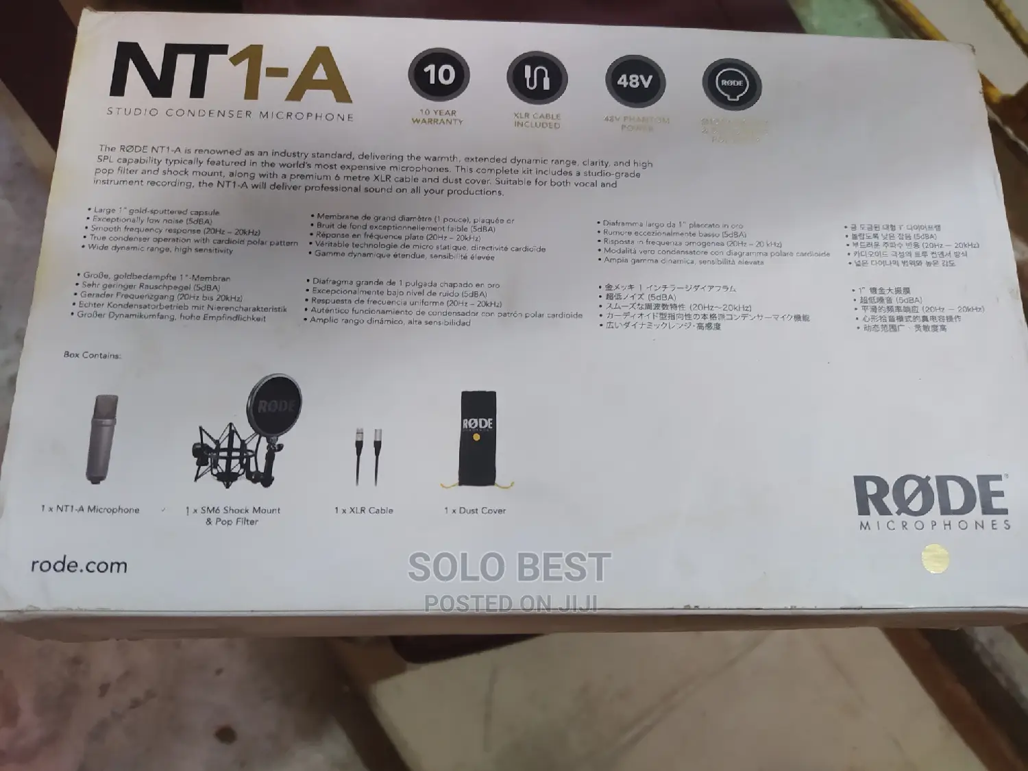 Studio Recording Microphone, Model NT1-A