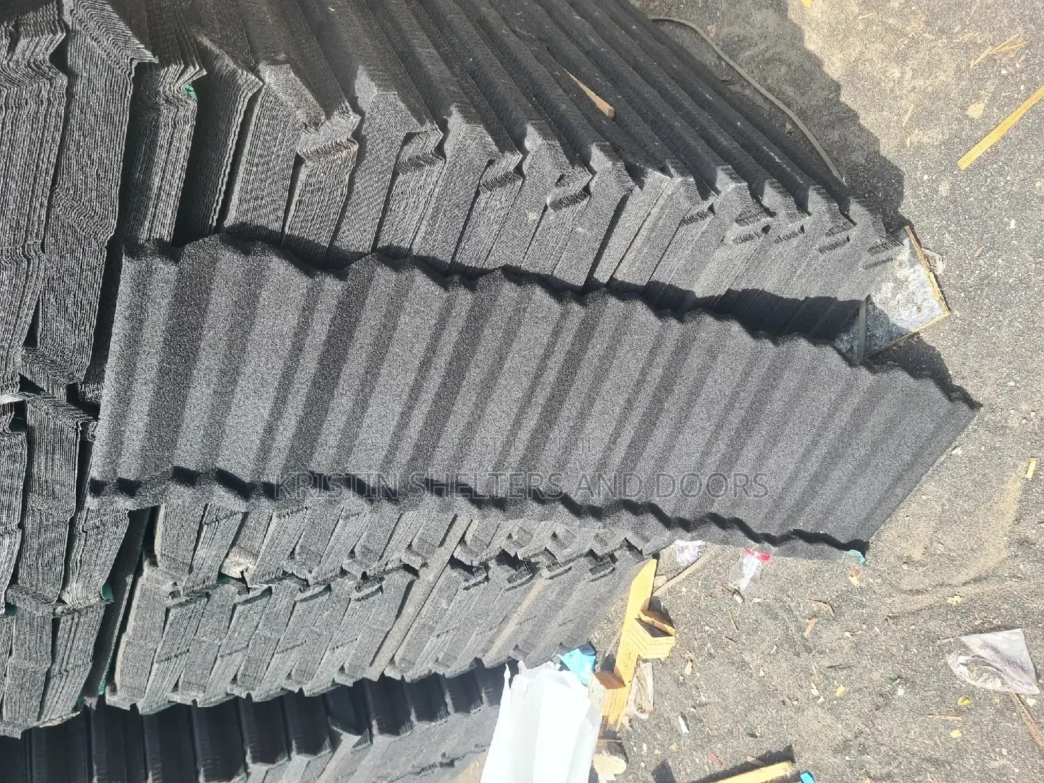 Black Bond Stone Coated Roofing Sheet