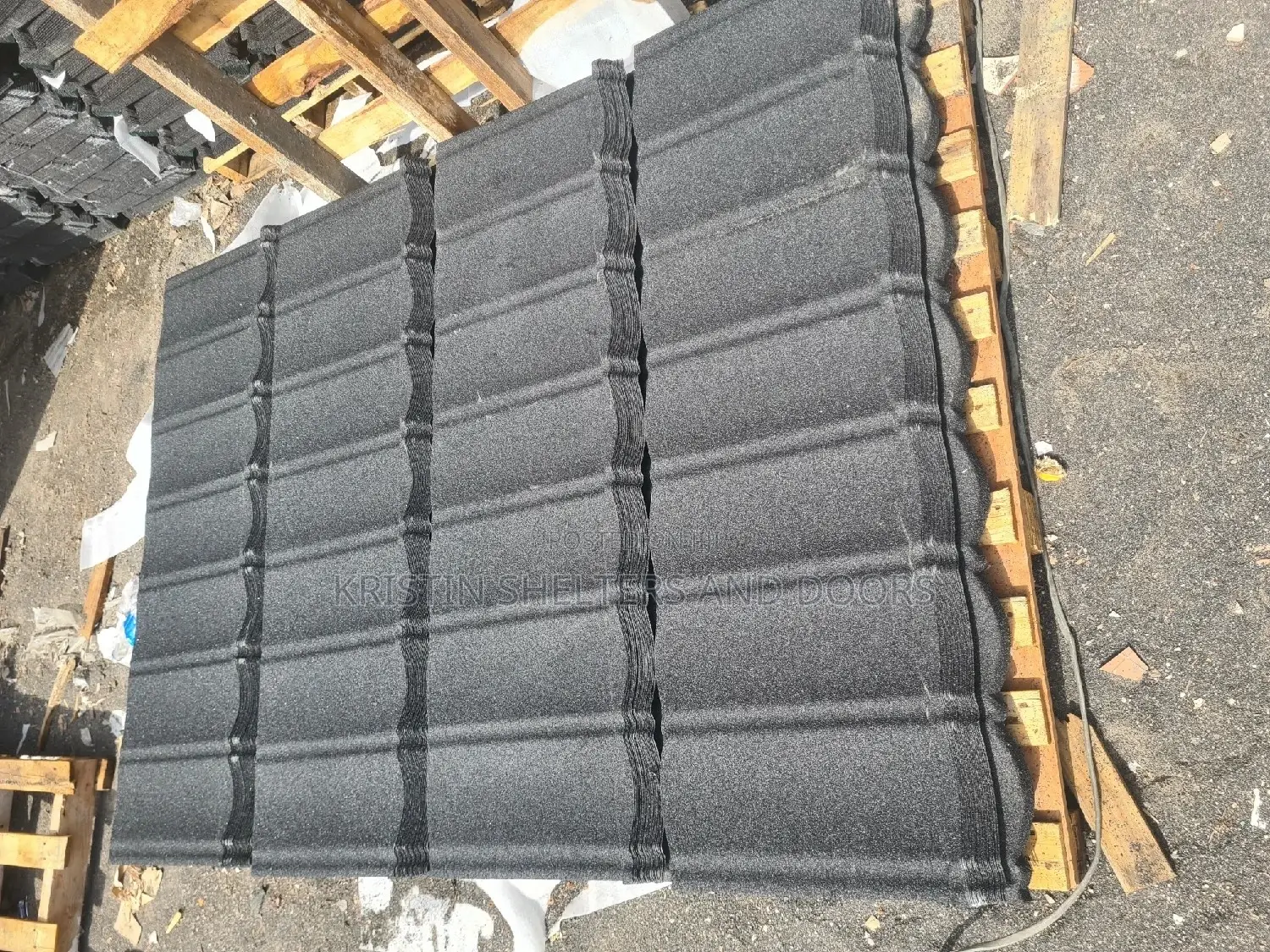 Black Bond Stone Coated Roofing Sheet