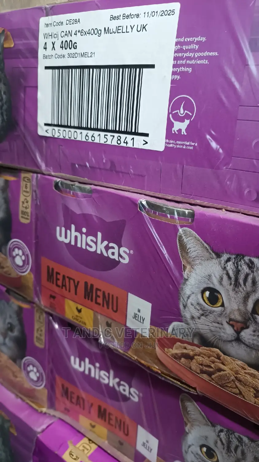 Whiskas Adult Meaty Menu Cat Wet Tin Food By 24cans