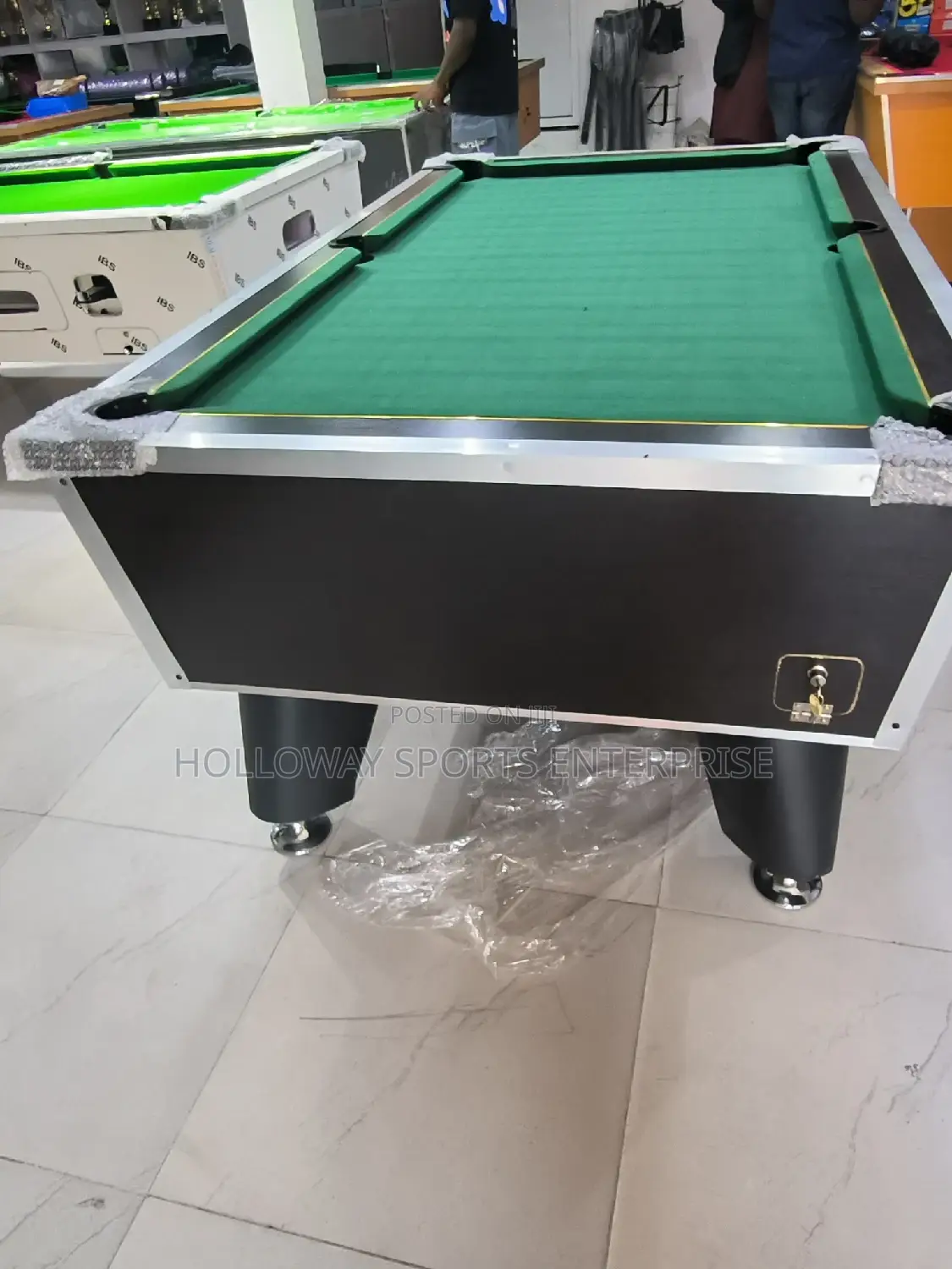 Pure GREEN SOLID 7ft COIN Snooker Table Pool