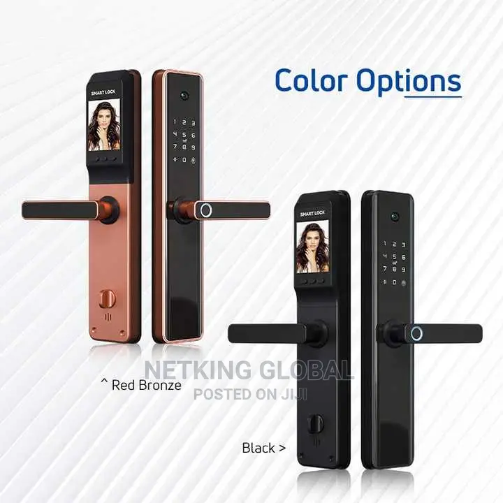 Fingerprint Intelligent Smart Door Lock With Camera