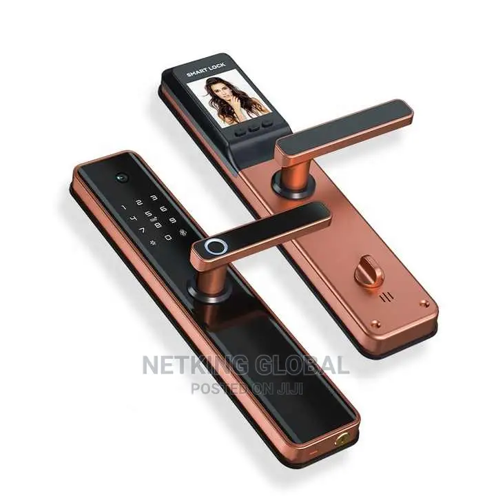 Fingerprint Intelligent Smart Door Lock With Camera