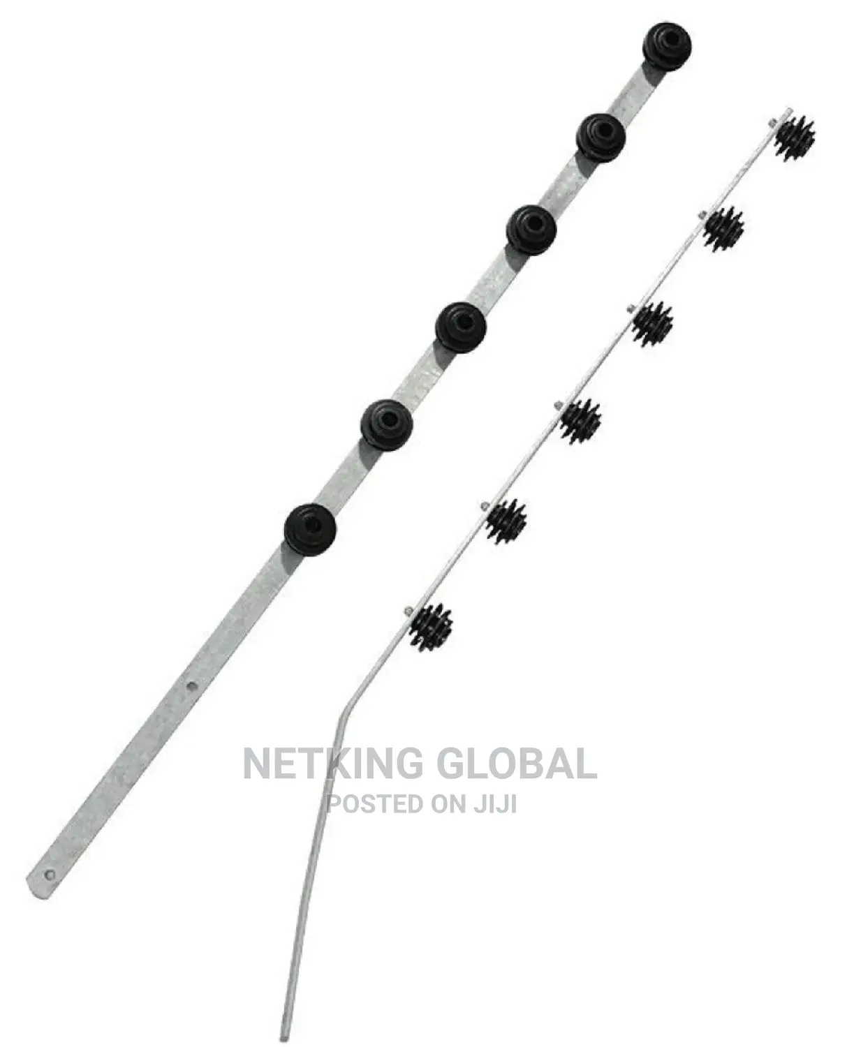 40 X 40 6lines Aluminium Lightweight Black And White Pole