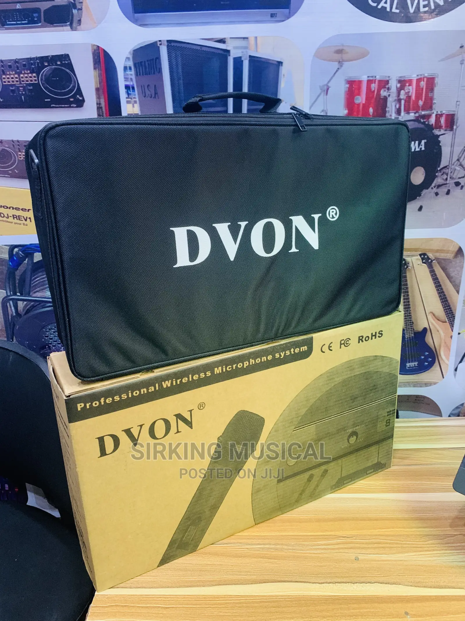 Original SM 9090 DVON Wireless Microphone Double Handle