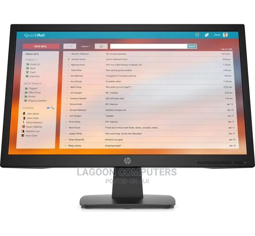 New Desktop Computer HP 290 G4 All-in-One 4GB Intel Core I5 HDD 1T