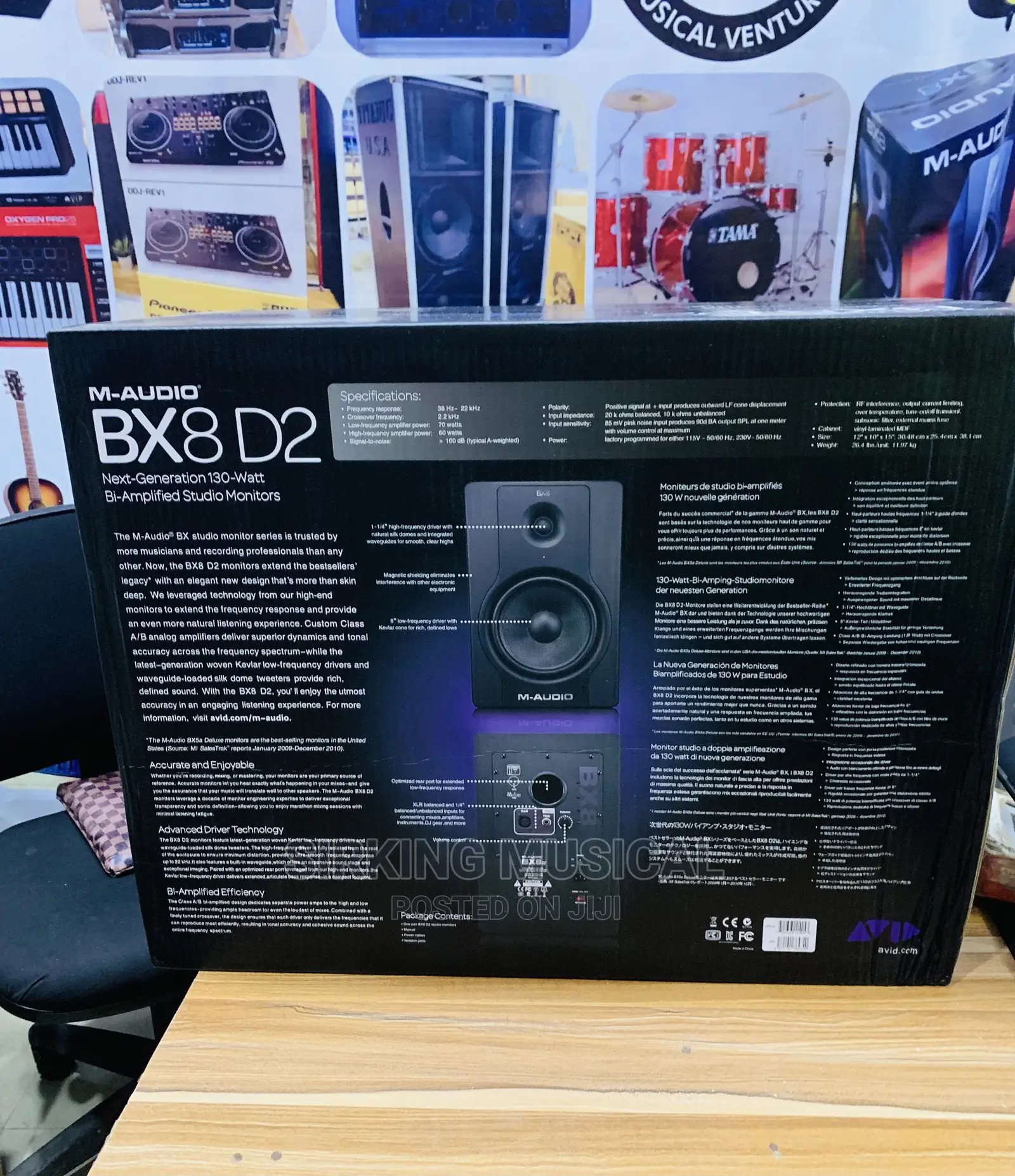 Bx8-D2 M-Audio Studio Monitor Speaker