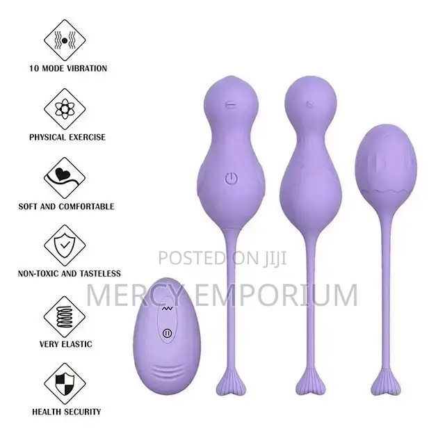 3in1 Kegel Exercise Balls and Egg to Tighten Vaginal Walls.