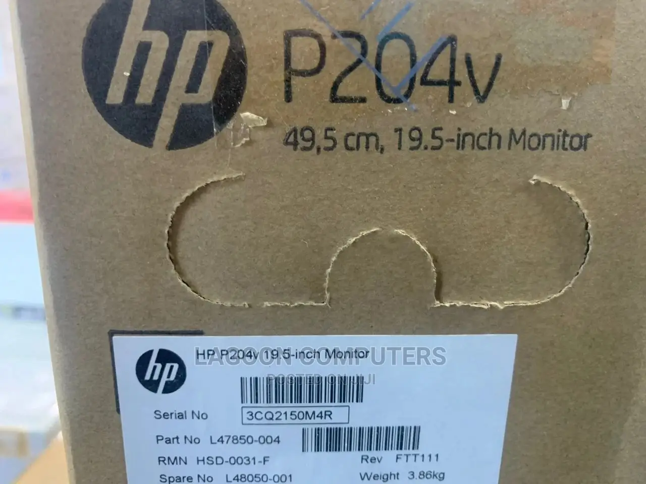 HP P204v 19.5-Inches Monitor (5RD66AA)