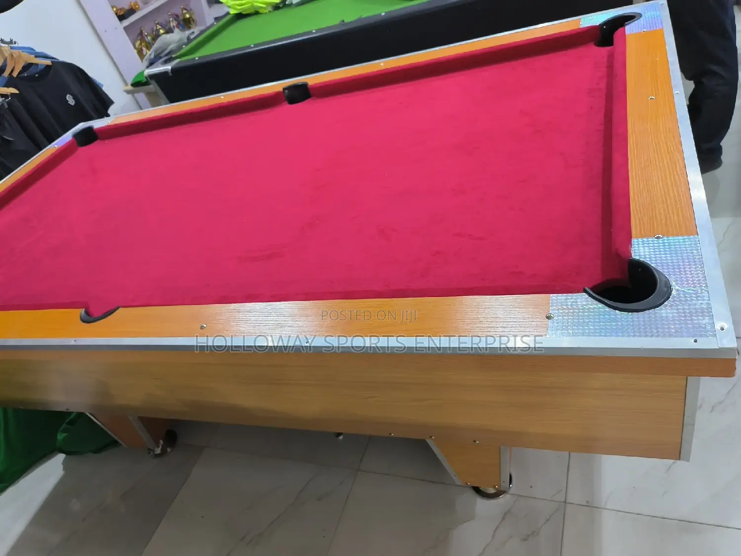 PURE 7FT Red Top Snooker Table With Free Accessories