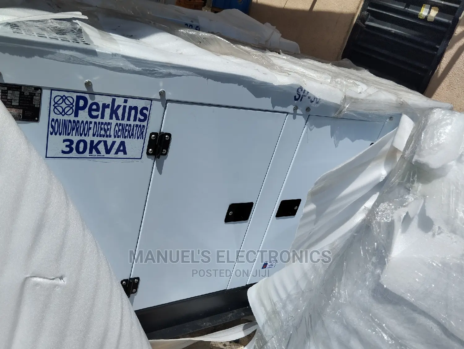 (30kva) Brand New Perkins Diesel Soundproof Generator 100%