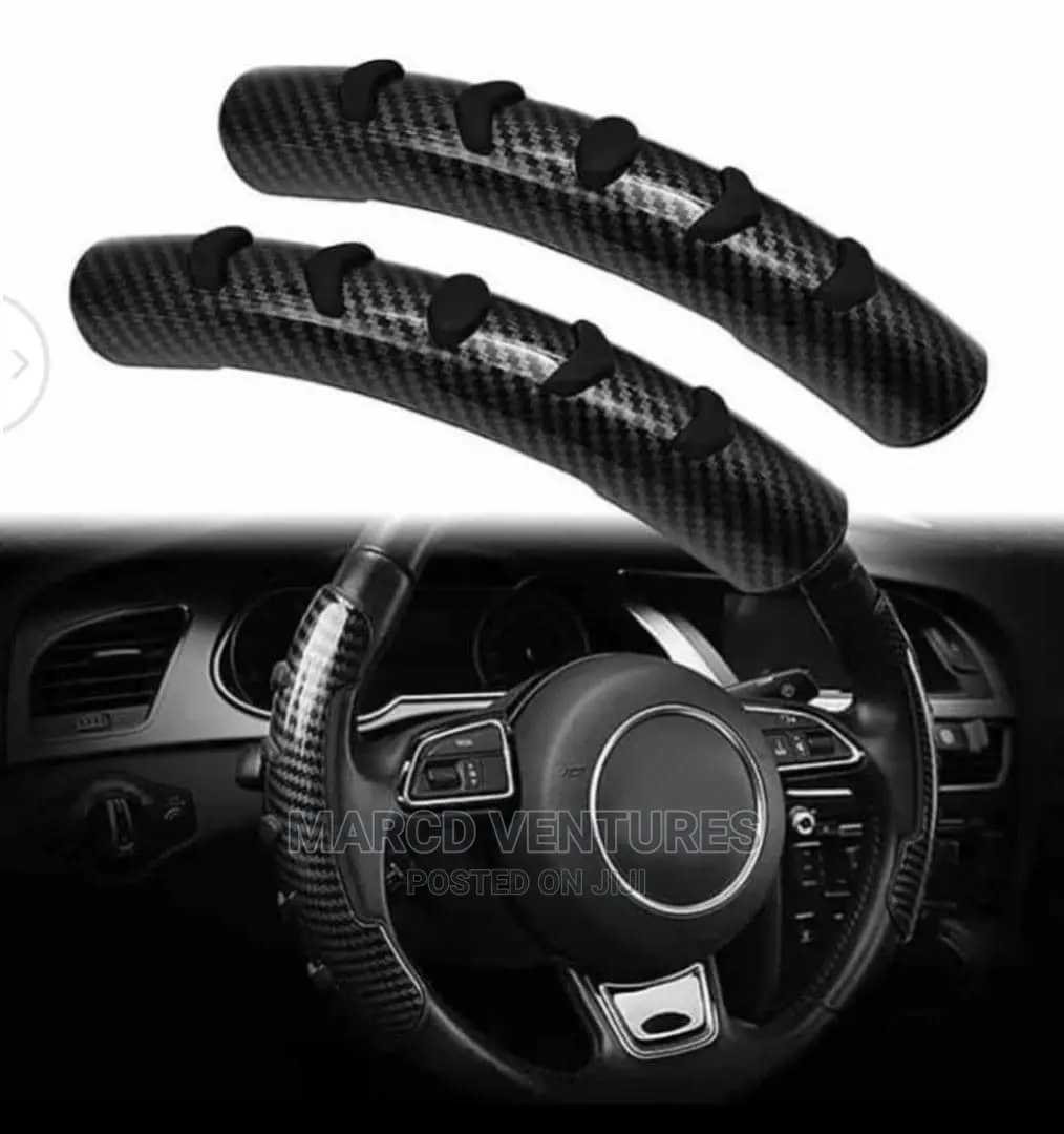 Carbon Fiber Black Steering Wheel Grip