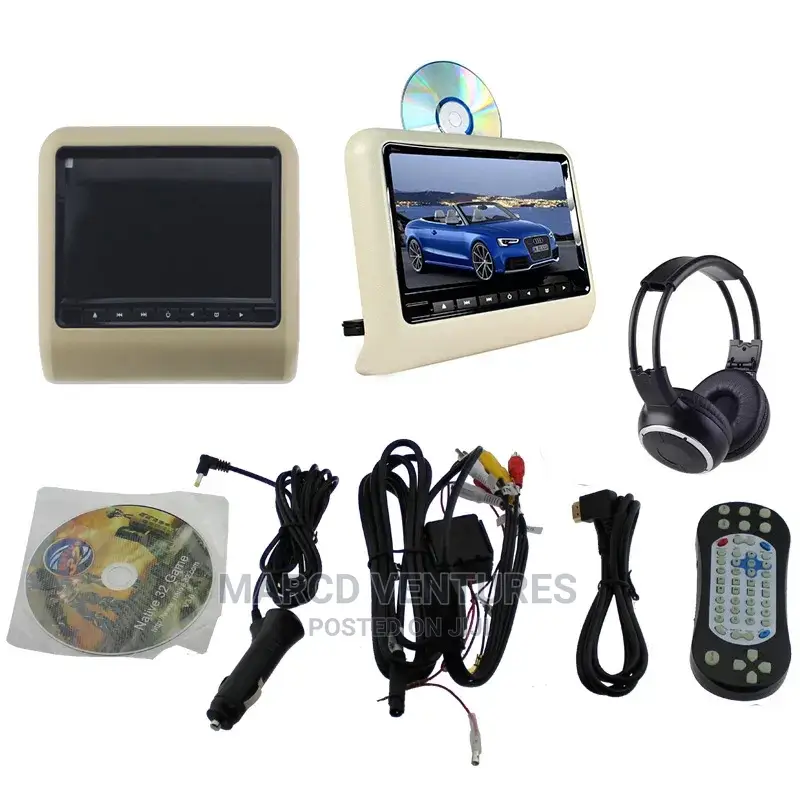 Universal Headrest DVD/Cd/Audio/Fm Player