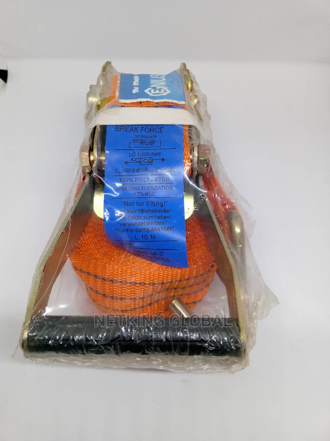 Heavy Duty Truck Padded Cam-lock Buckle Tie Down
