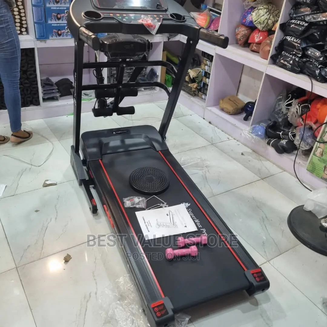 2.5hp Treadmill With Massager Dumbbells Twister, Incline