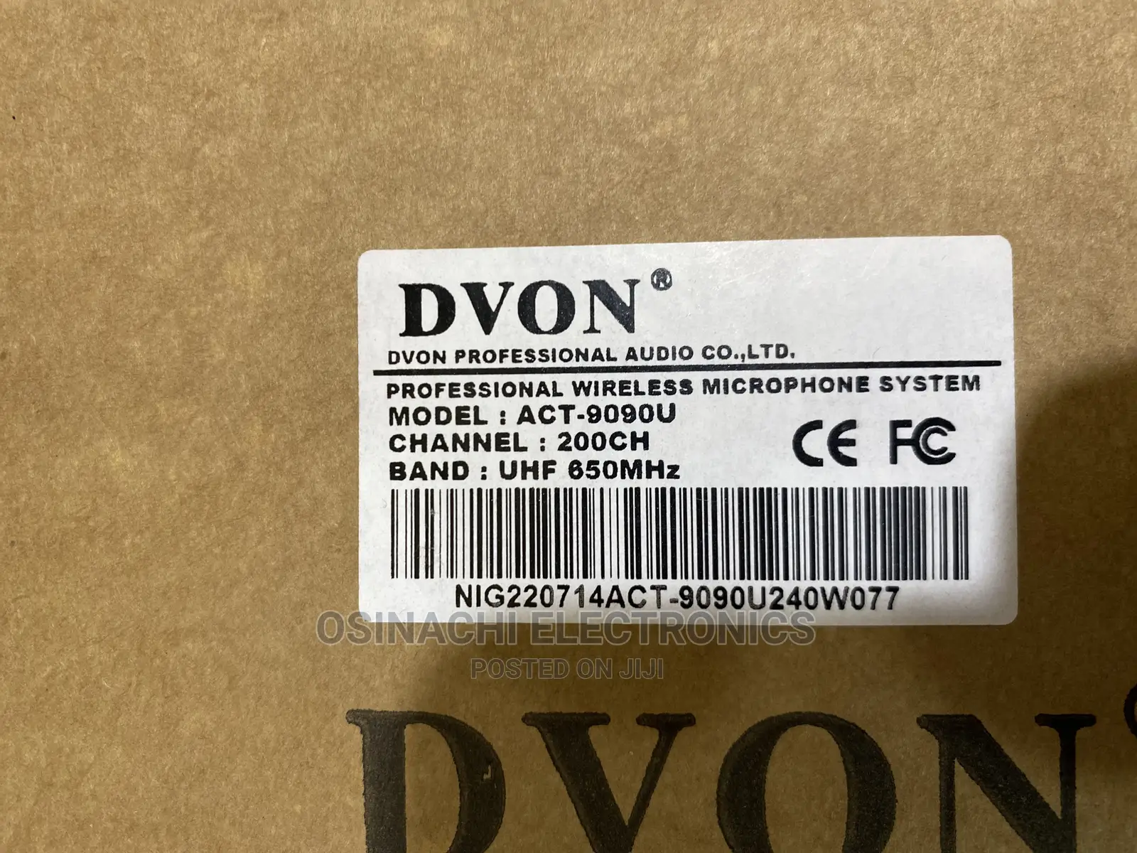 Dvon Wireless Microphone 9090