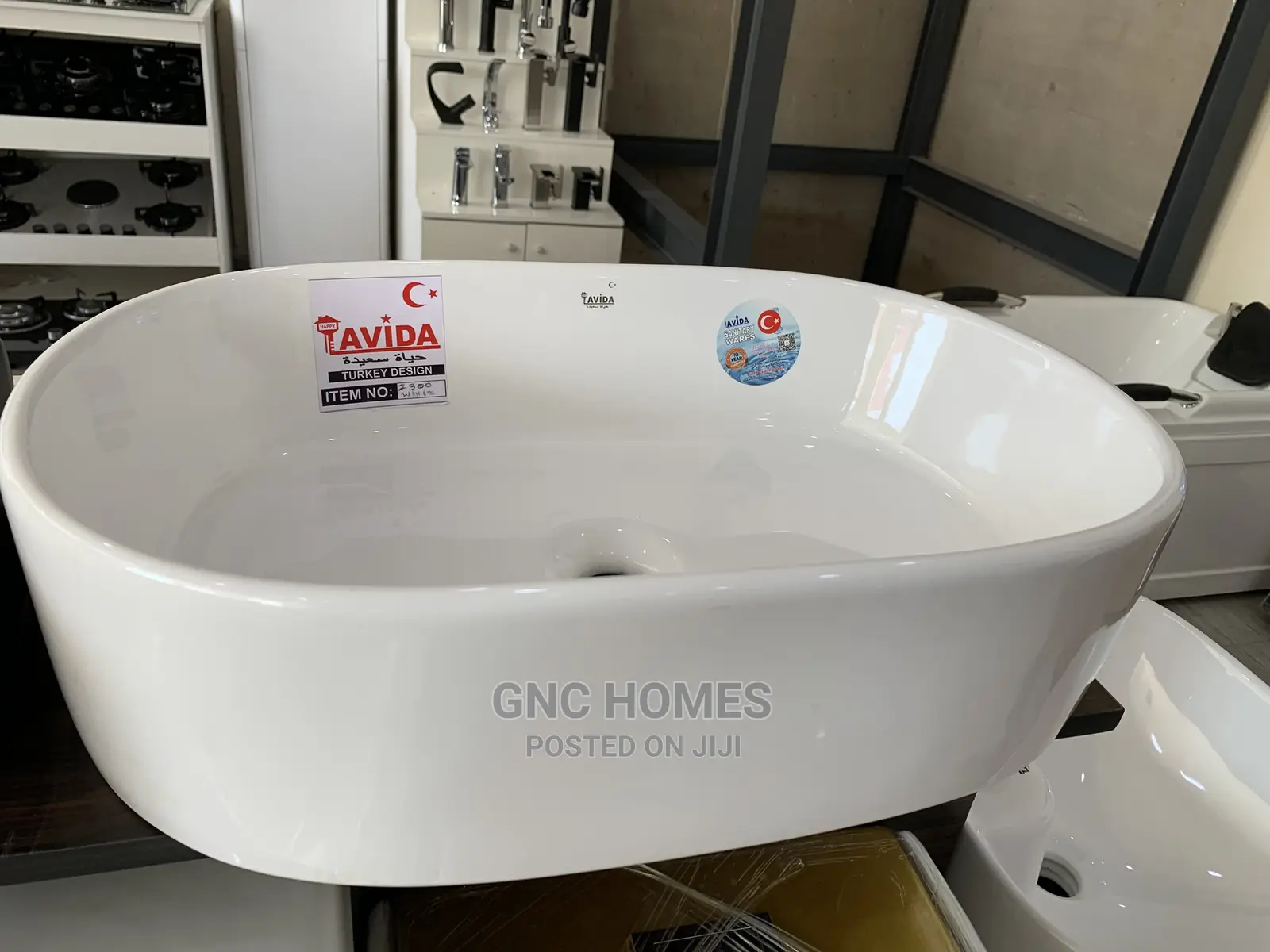 White Countertop Basin ([Square ]