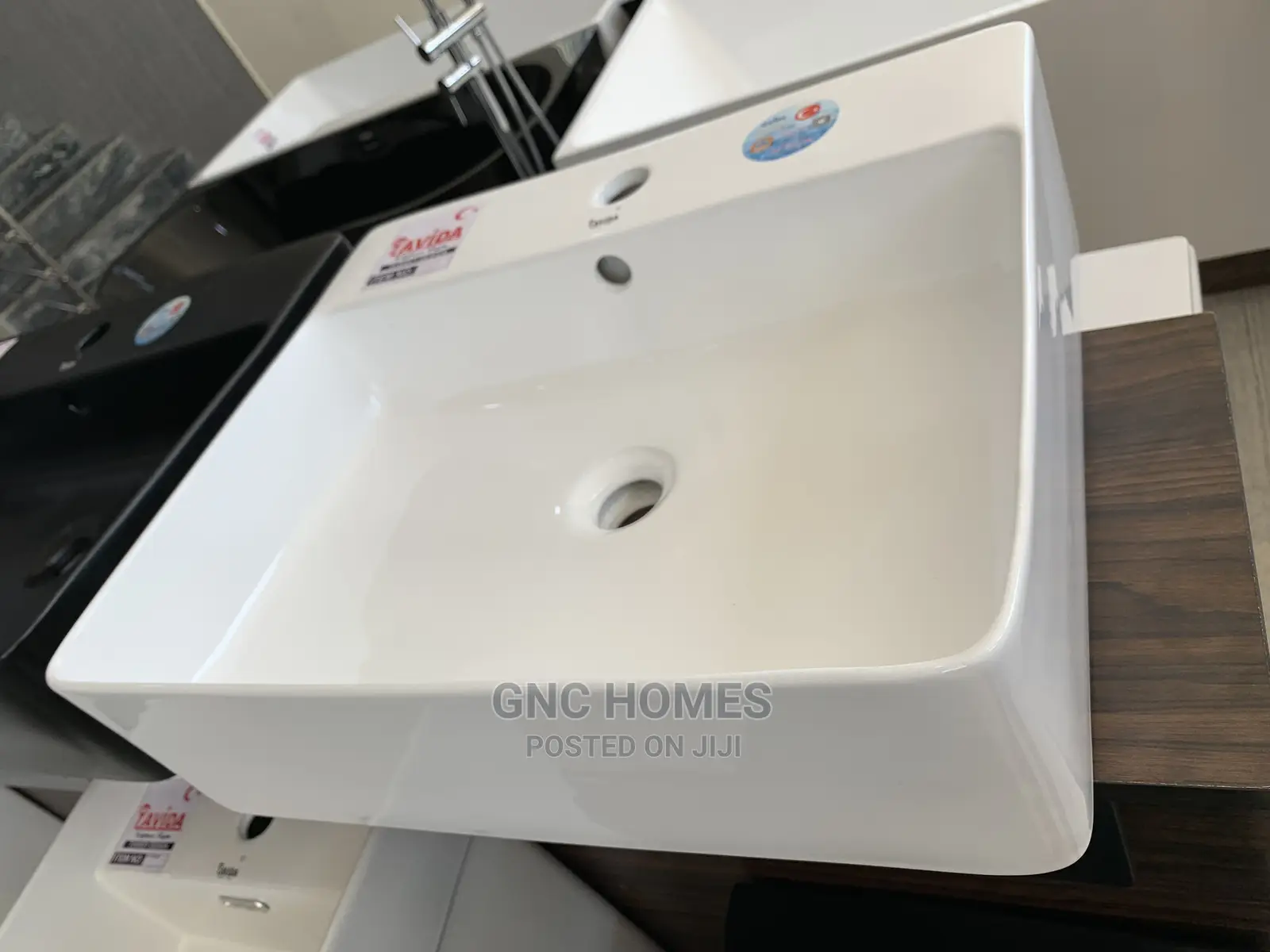 White Countertop Basin ([Square ]