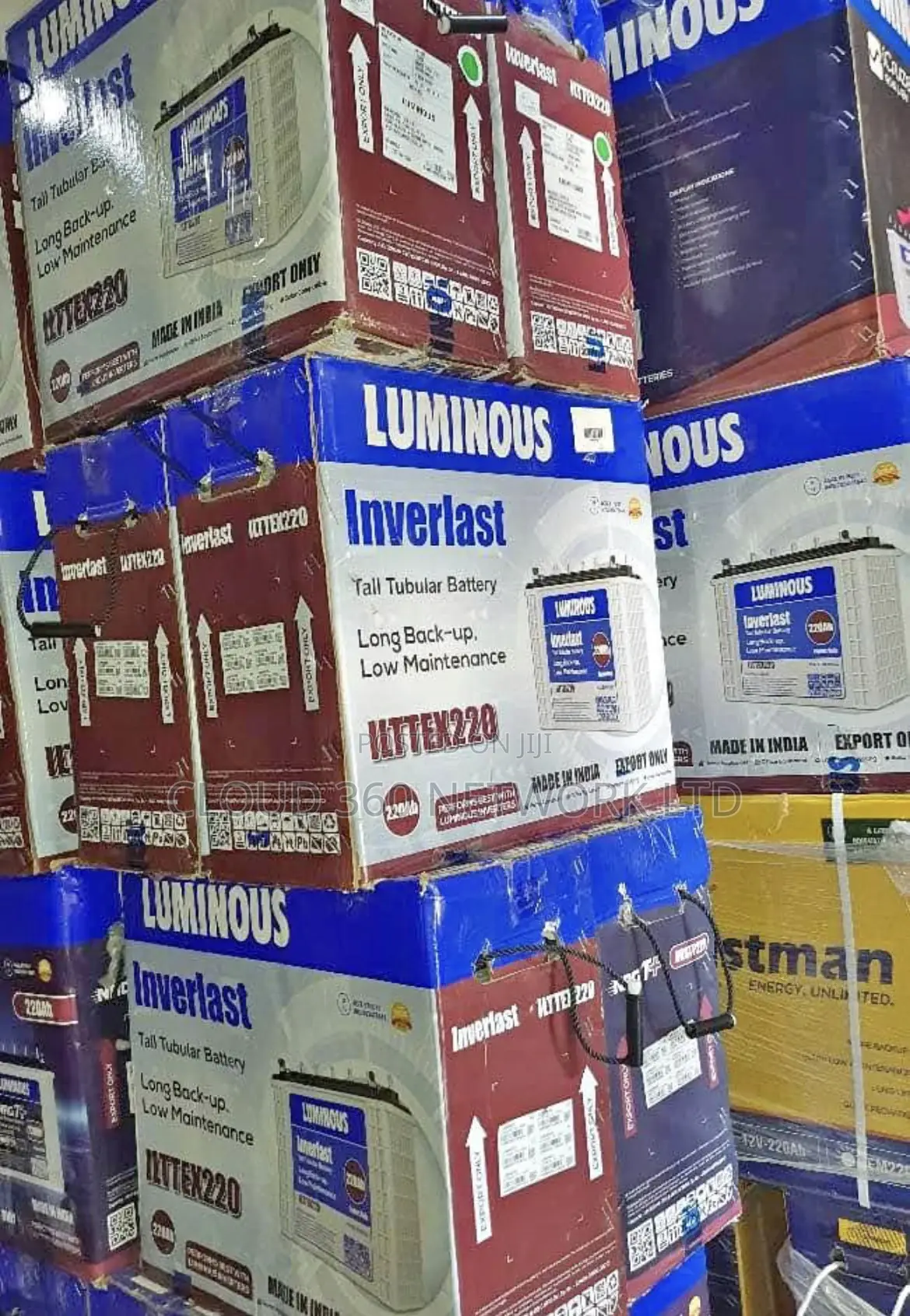 Luminous 12v 220ahms Tubular Battery