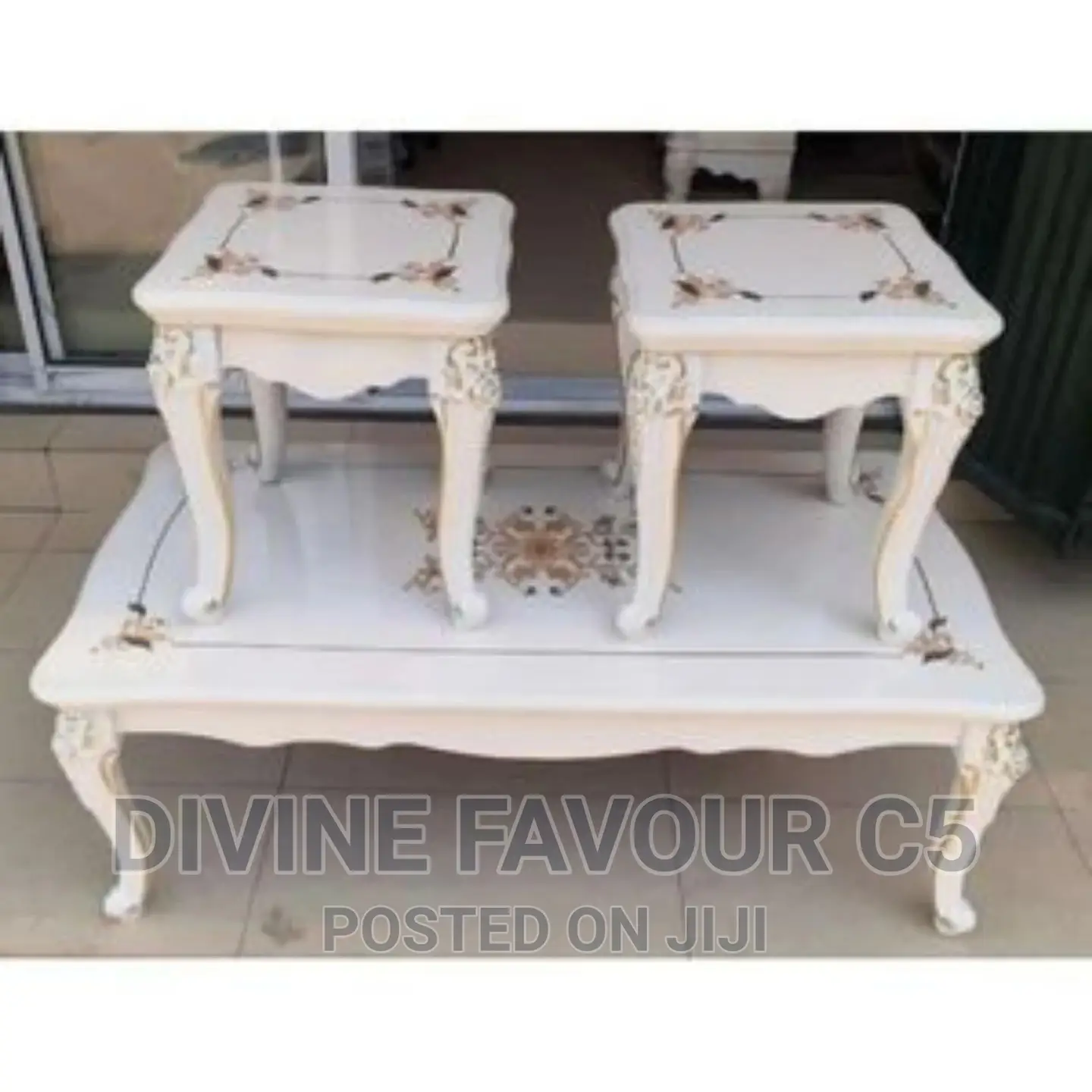 Centre Table With 2 Side Tables