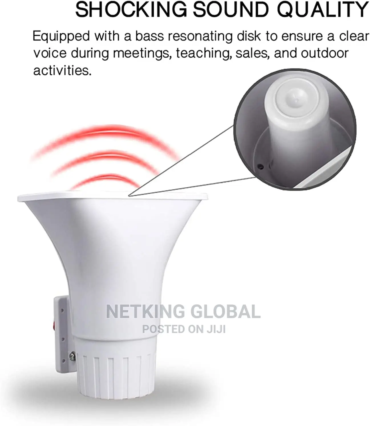 30w Electronic Alarm Siren Outdoor Horn Speaker
