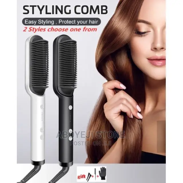 Hot Comb Electric Hair Straightener