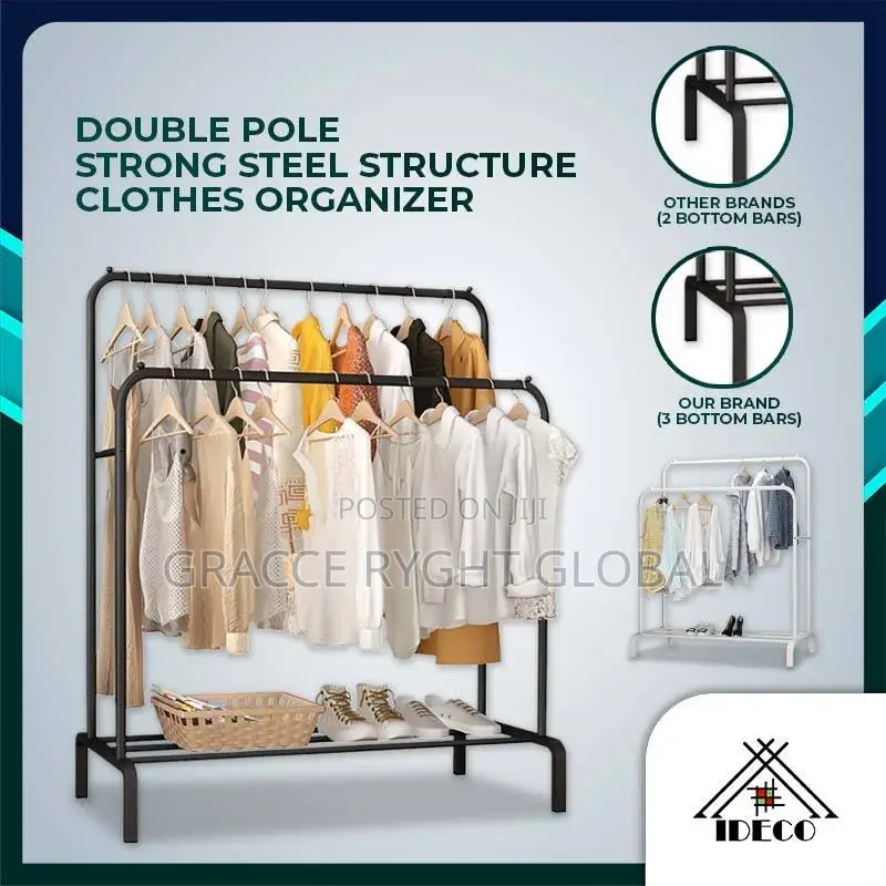 Double Pole Cloth Organiser